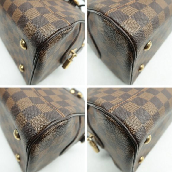 100% Authentic Louis Vuitton Duomo Damier Ebene Canvas Hand Bag - Picture 6 of 12